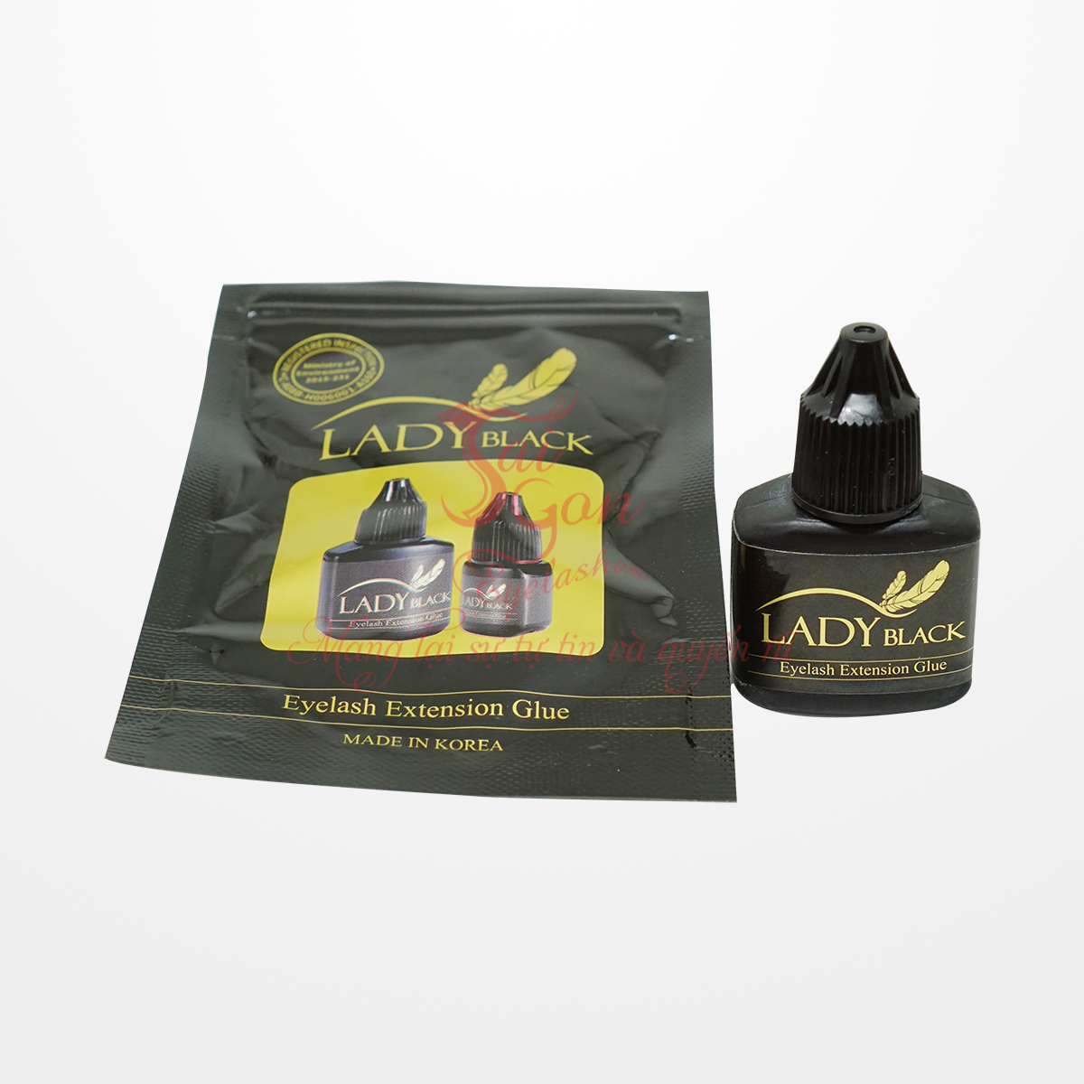 Keo nối mi lady black 10 ml